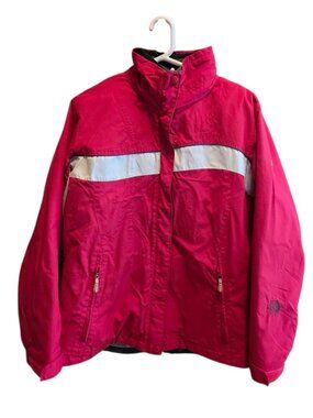 Red and White Columbia Women's Winter Jacket